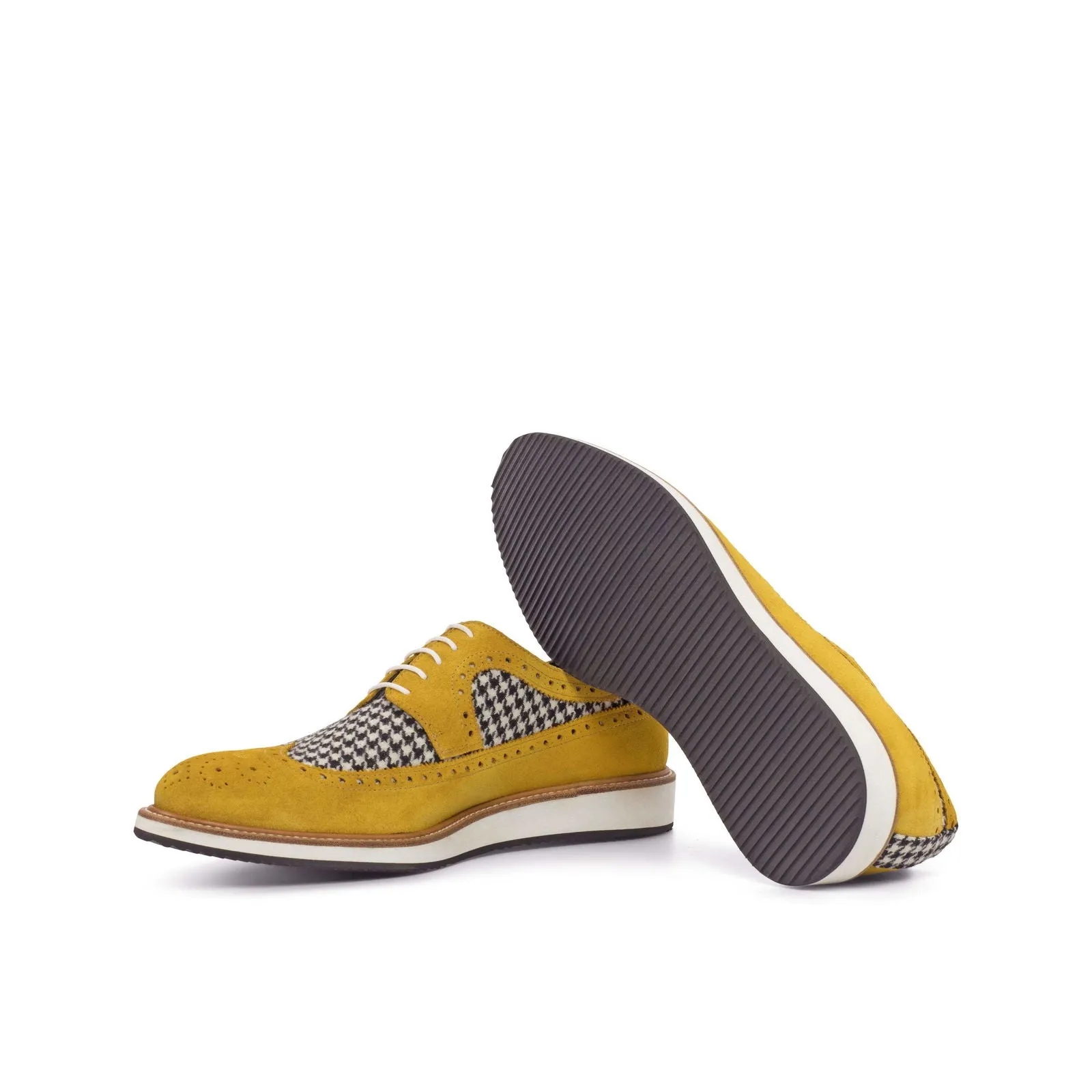 Longwing Blucher-Suede, Sartorial, Brown