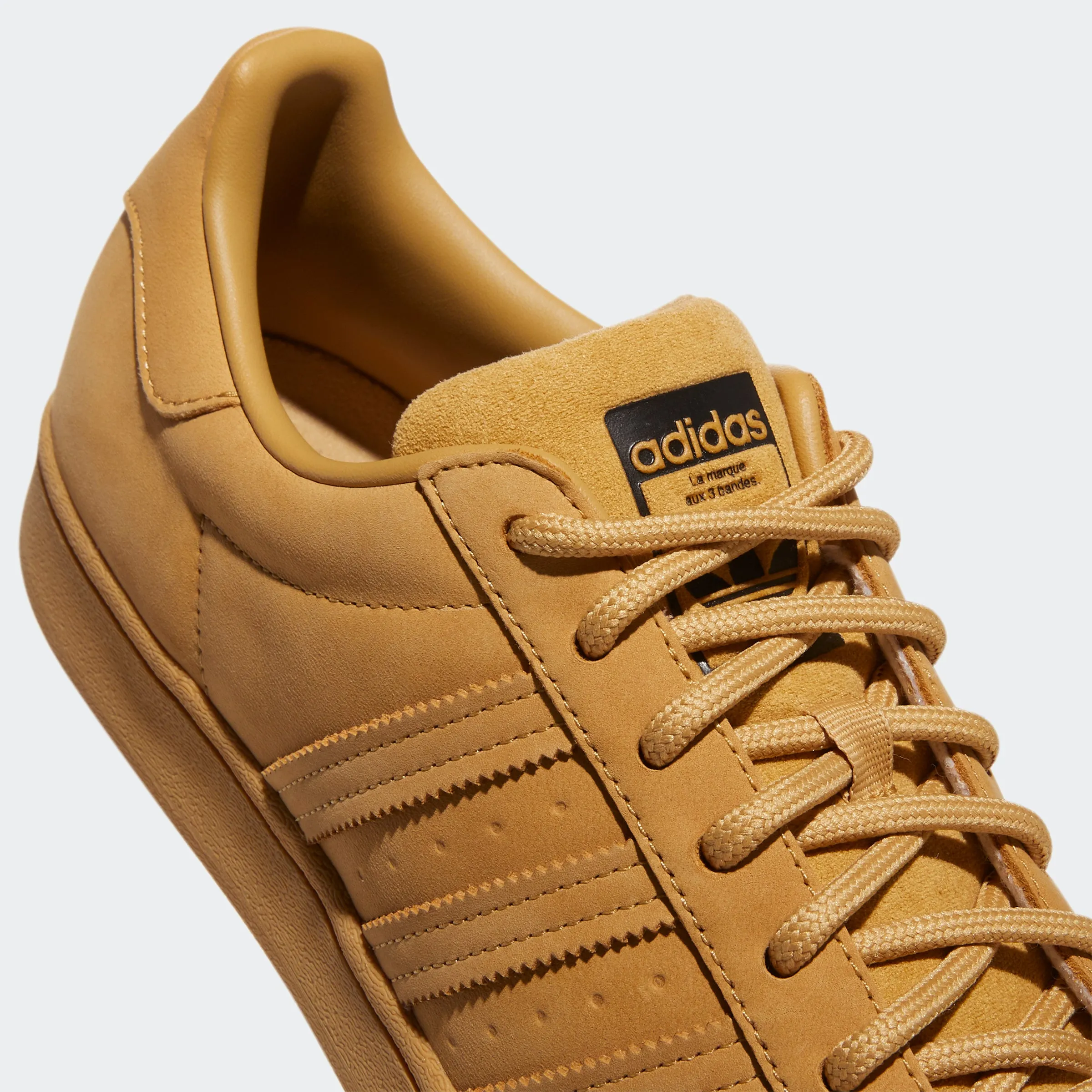 Men's adidas Originals Superstar Shoes Golden Beige