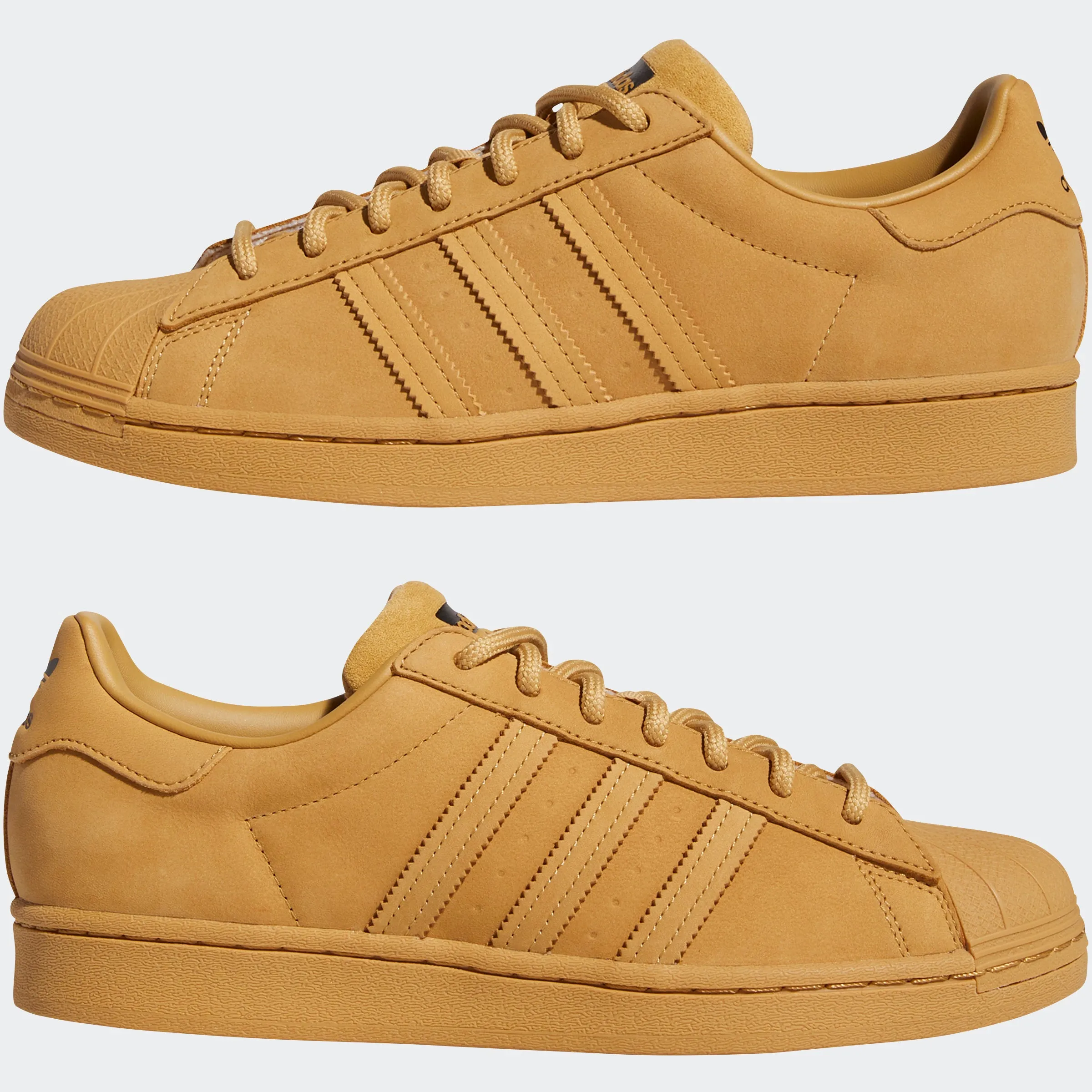 Men's adidas Originals Superstar Shoes Golden Beige