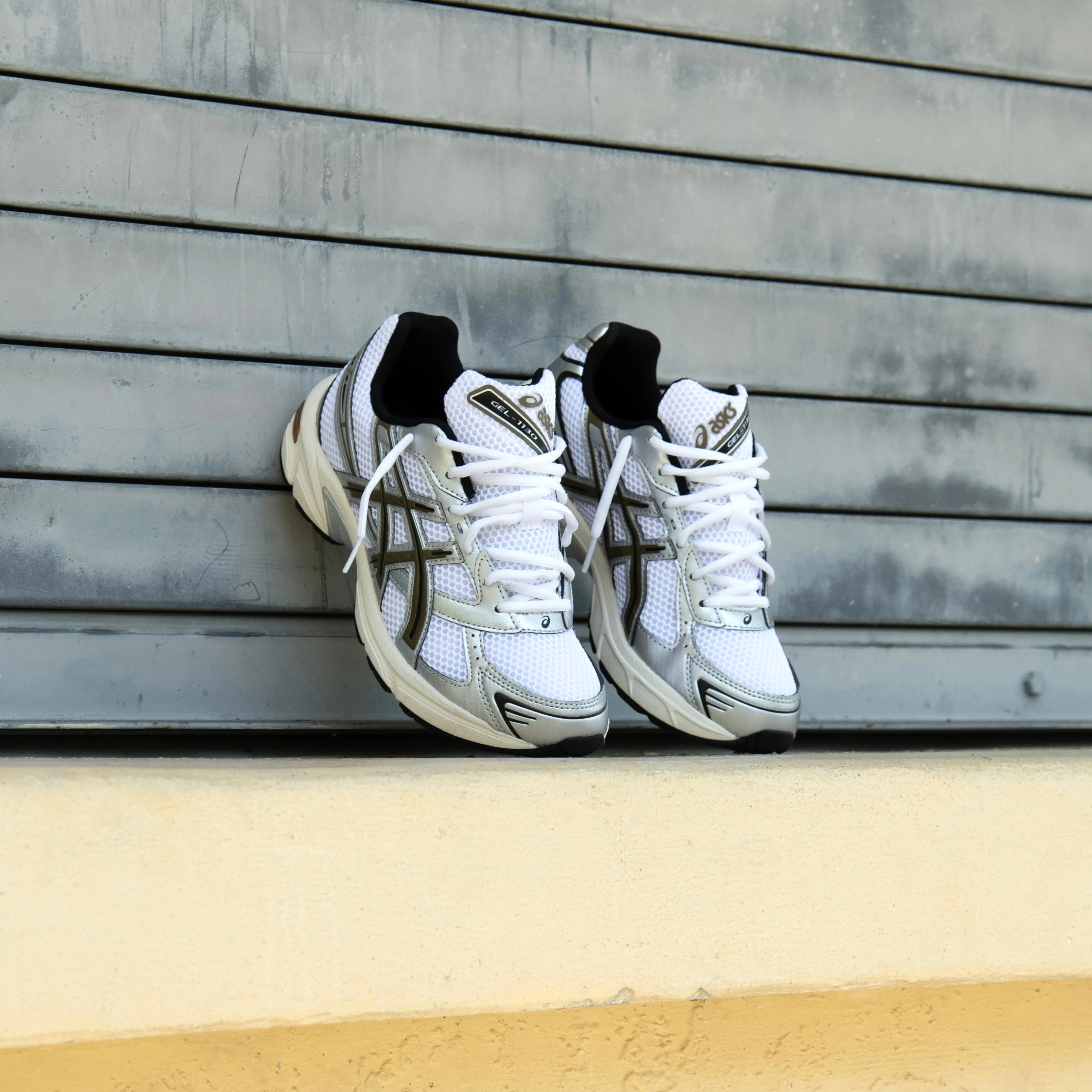 Mens Asics Gel-1130 (White/Clay Canyon)