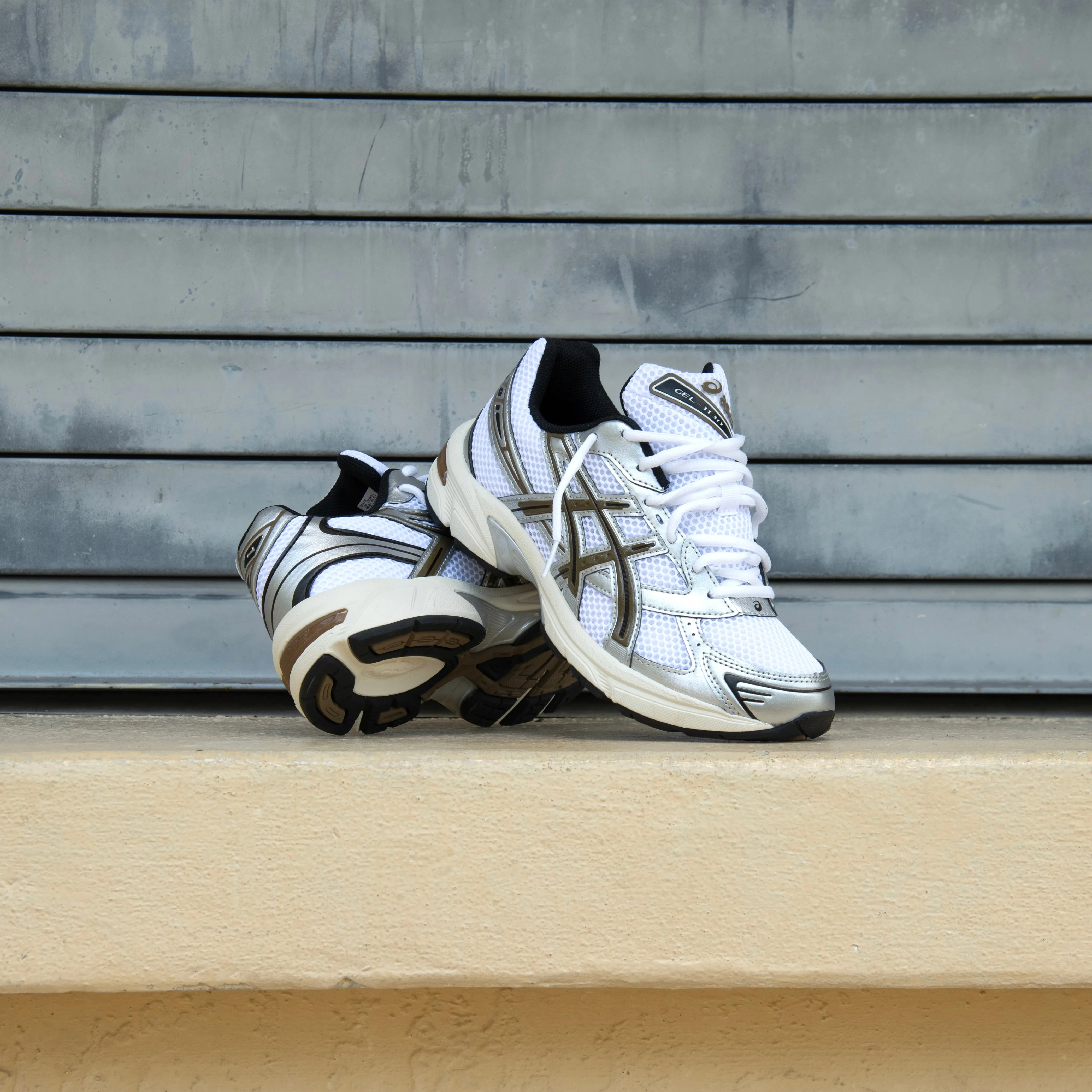 Mens Asics Gel-1130 (White/Clay Canyon)