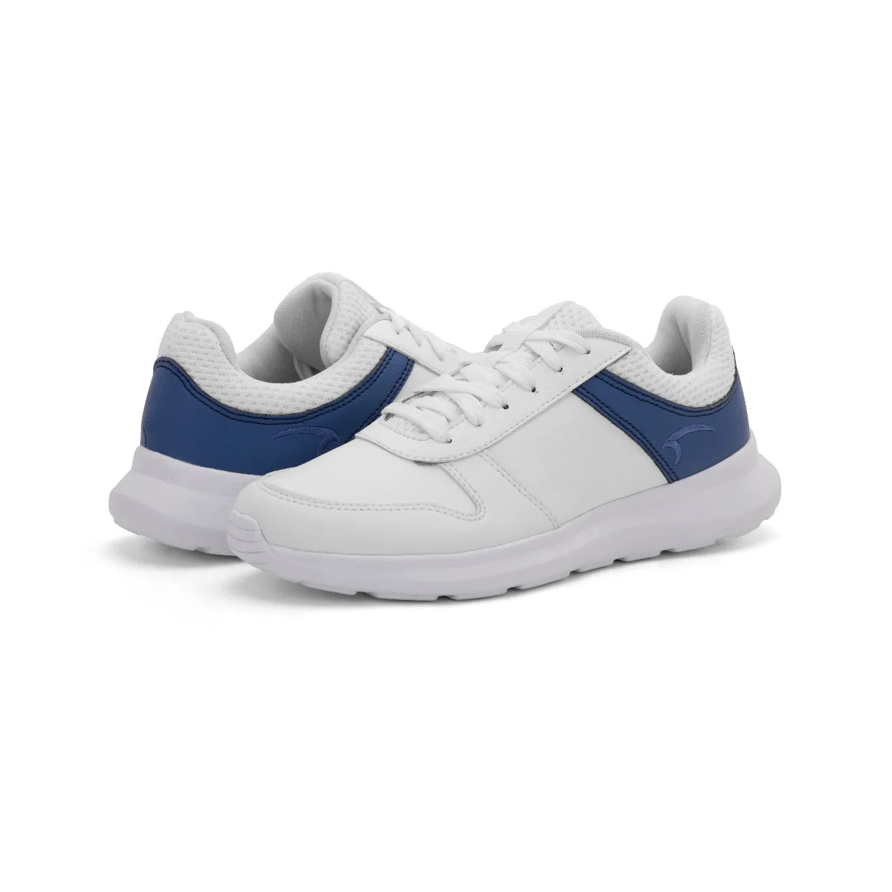 Mintra Alpha Lifestyle Shoes For Women, White & Dutch Blue