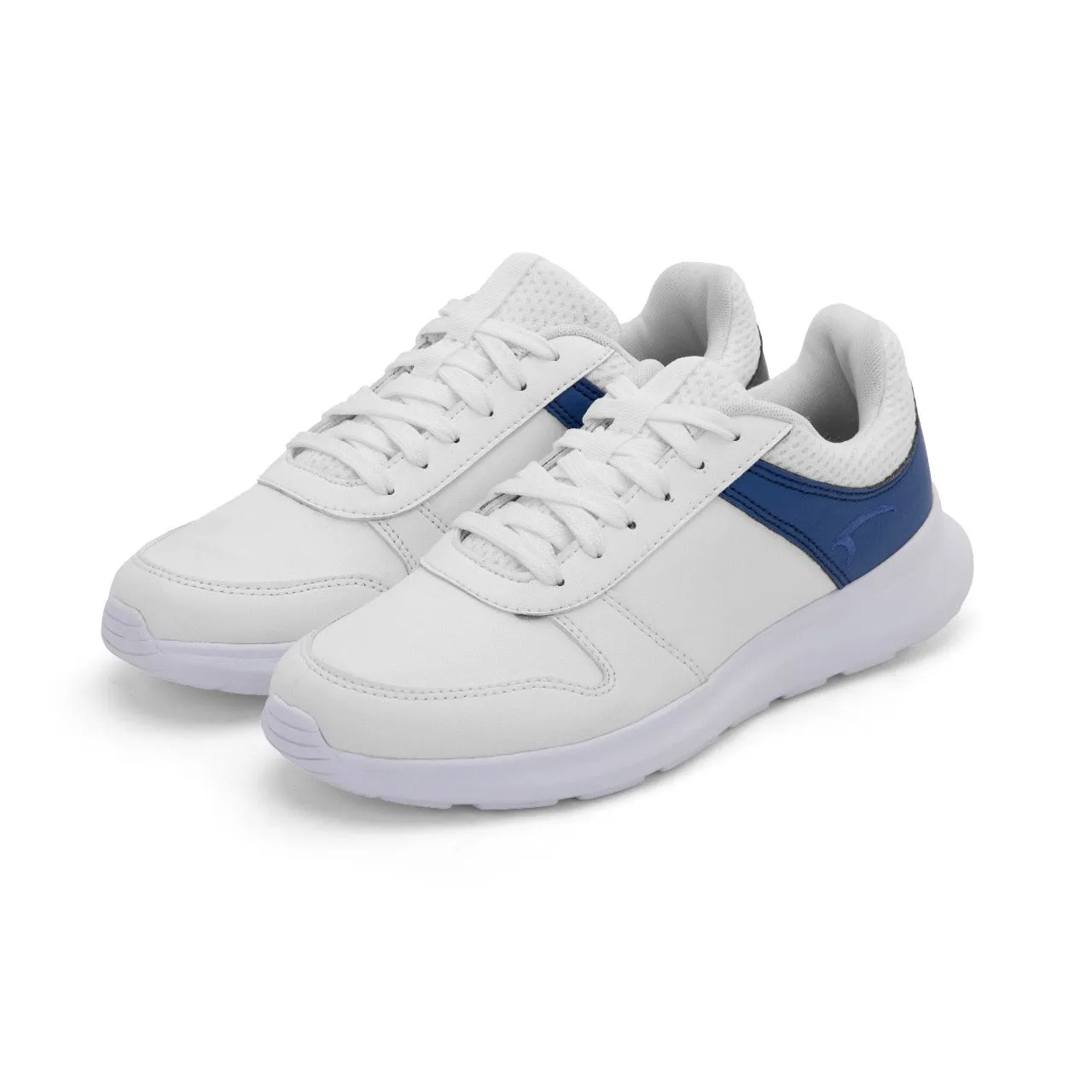 Mintra Alpha Lifestyle Shoes For Women, White & Dutch Blue