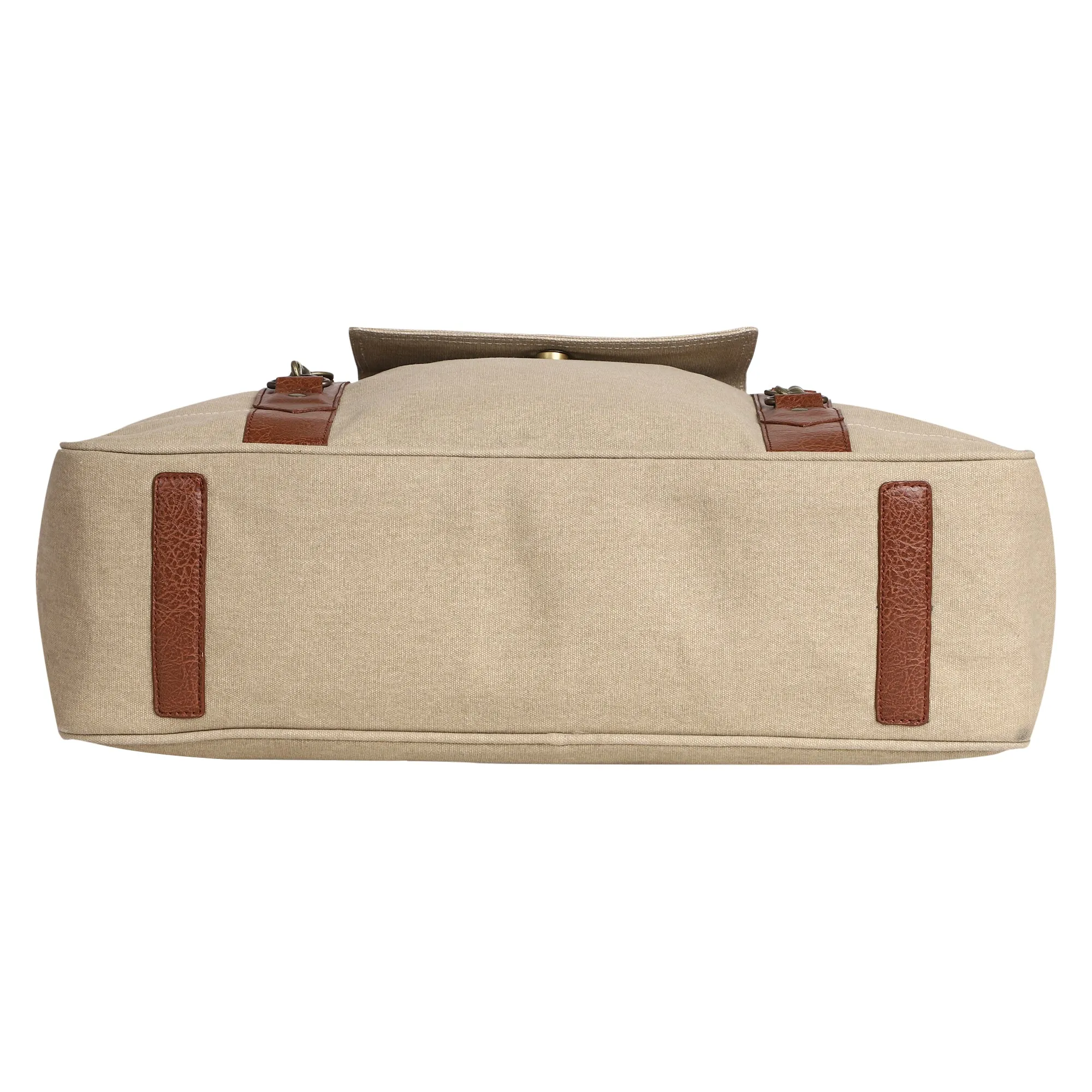 Mona B Canvas Travel/Gym/Sports Duffel Bag: Flint