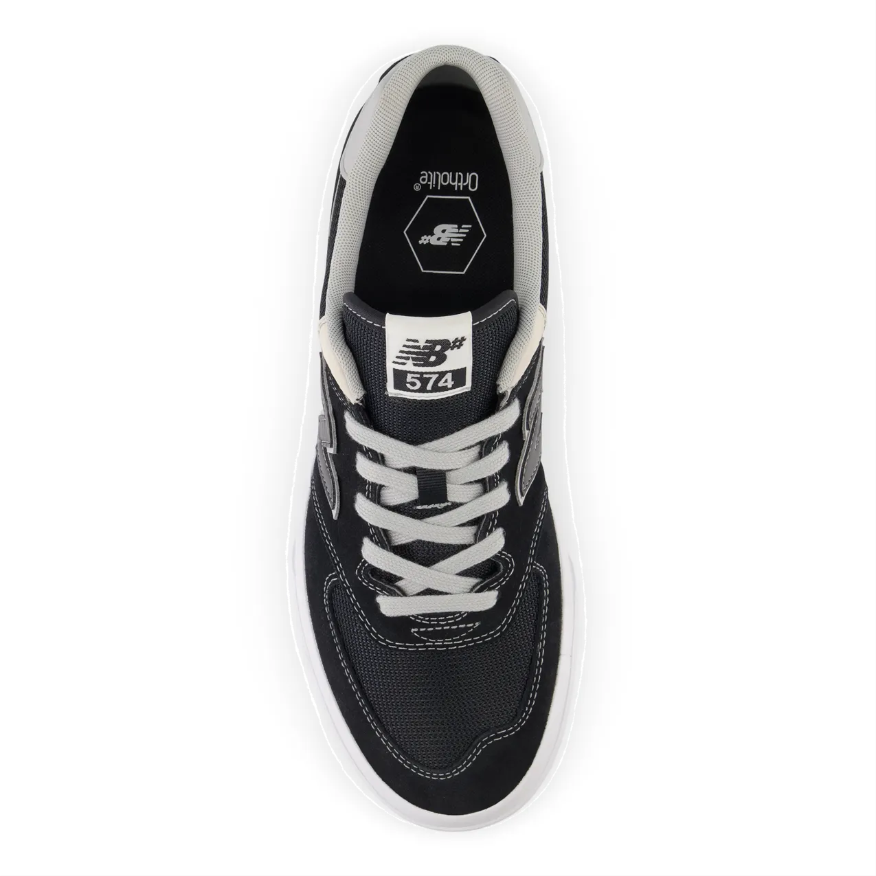 New Balance Numeric Men's 574 Vulc Black Grey Shoes
