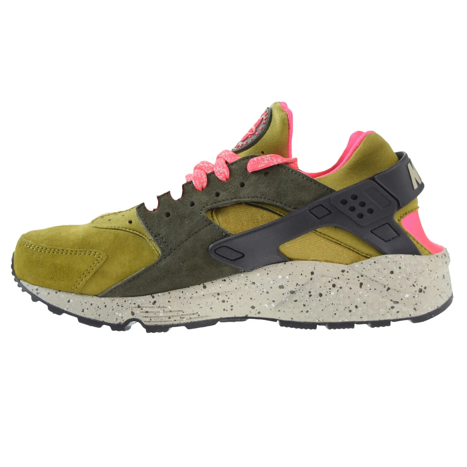 Nike Air Huarache Run Premium Mens Shoes Desert Moss/CobbleStone