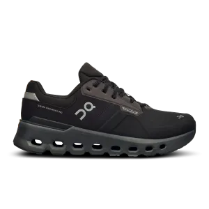 On Women's Cloudrunner 2 Waterproof Shoes - Magnet / Black