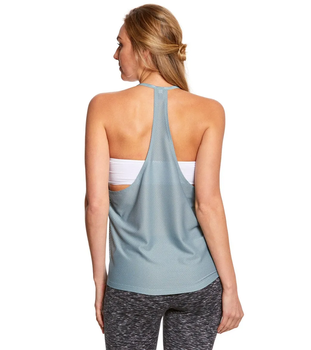 Onzie T-Back Mesh Yoga Tank Top