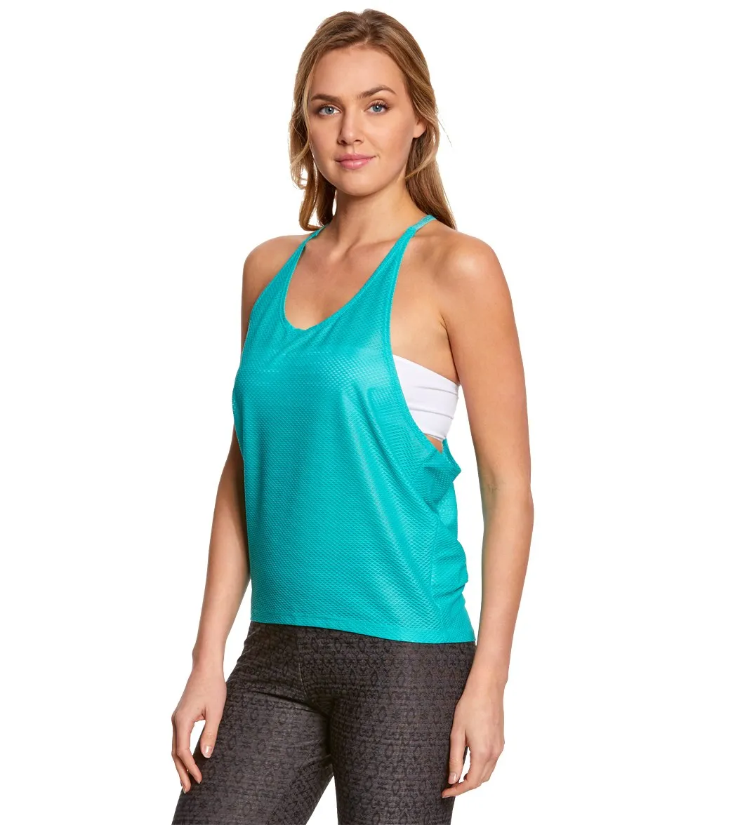 Onzie T-Back Mesh Yoga Tank Top