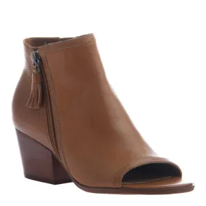 Open Toe Bootie Nicole Ania brown