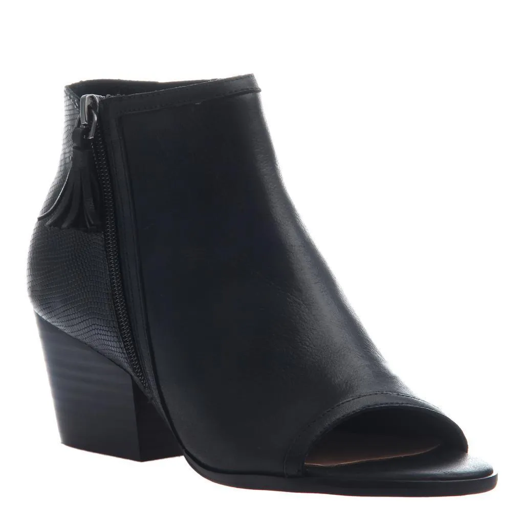 Open Toe Bootie Nicole Ania brown