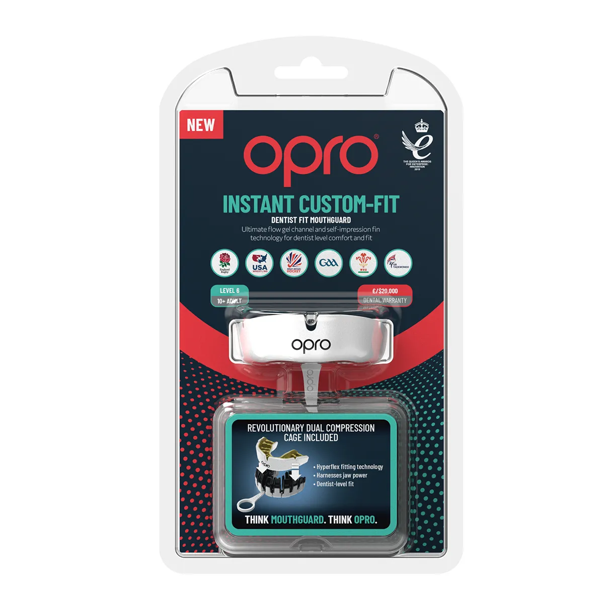Opro Instant Custom-Fit Mouthguard
