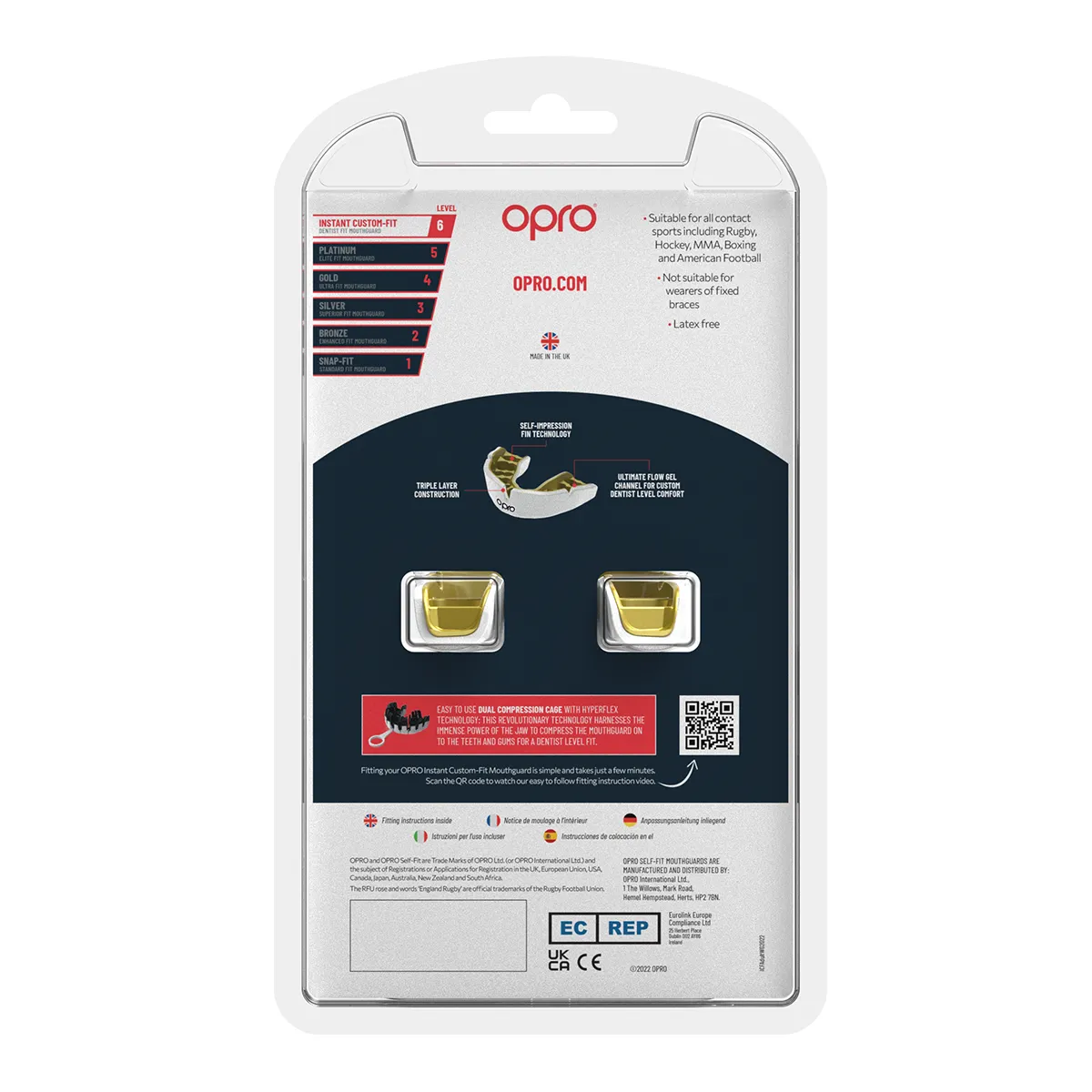 Opro Instant Custom-Fit Mouthguard