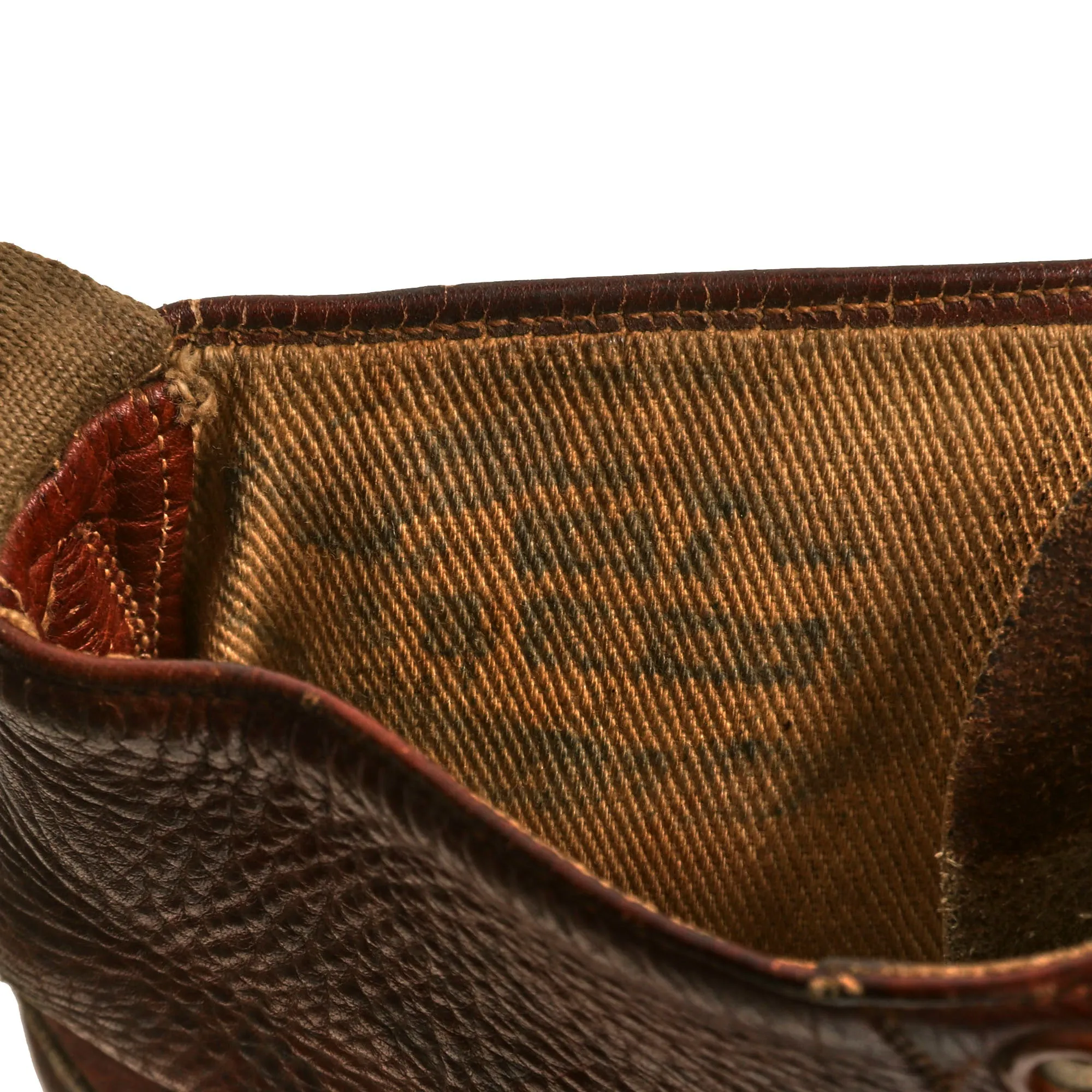 Original U.S. WWI Pair of M1912 Russet Marching Shoes - 1917 Dated - Size 7 ½