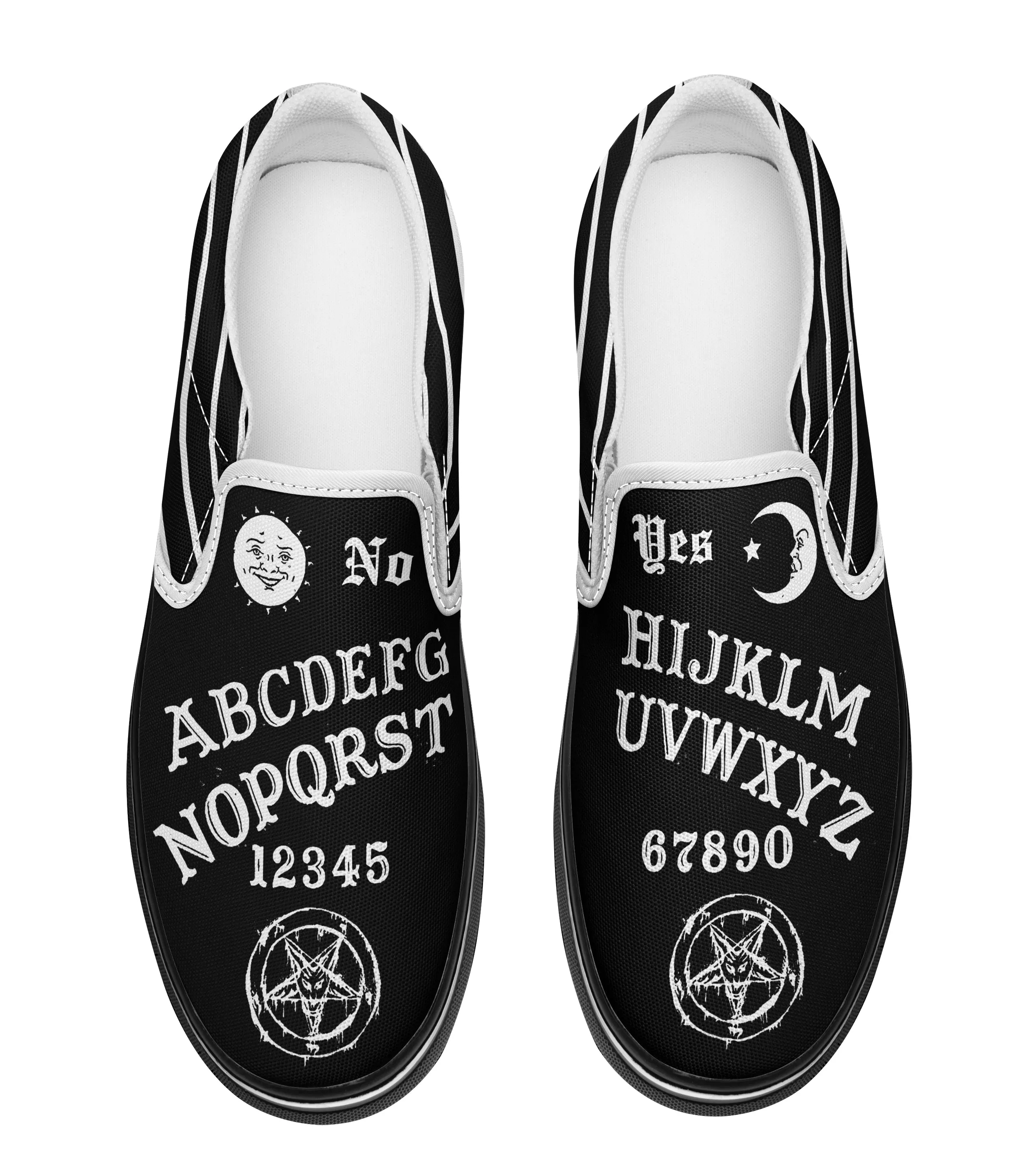 Pentagram Ouija Board Slip-on Shoes