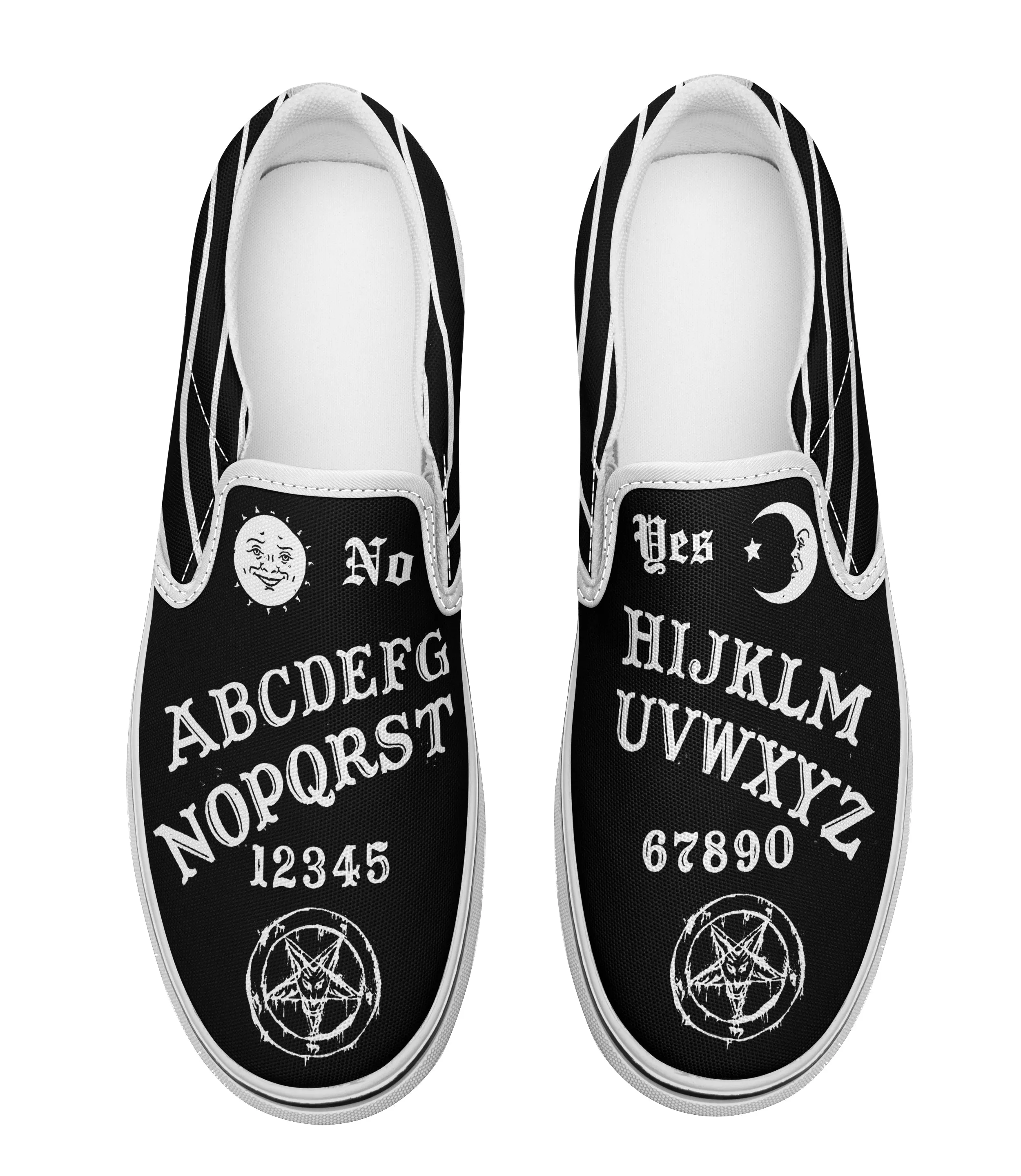 Pentagram Ouija Board Slip-on Shoes
