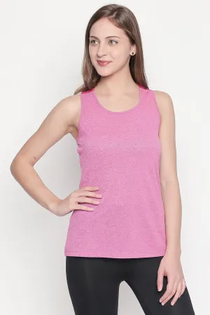 Pink Sleeveless Tank Top