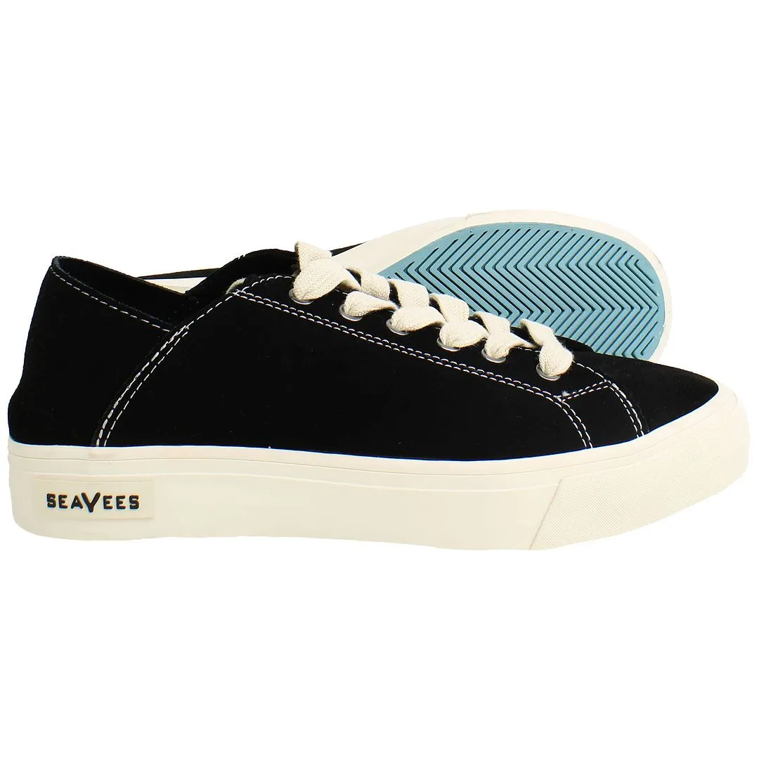 Seavees Sausalito Womens Black Plimsolls
