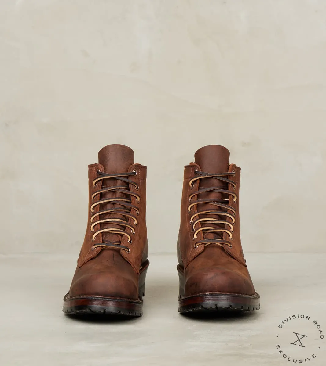 Semi-Dress 350 - C461 - Split Commando - CF Stead Urban Brown Re-Tan Waxed Kudu