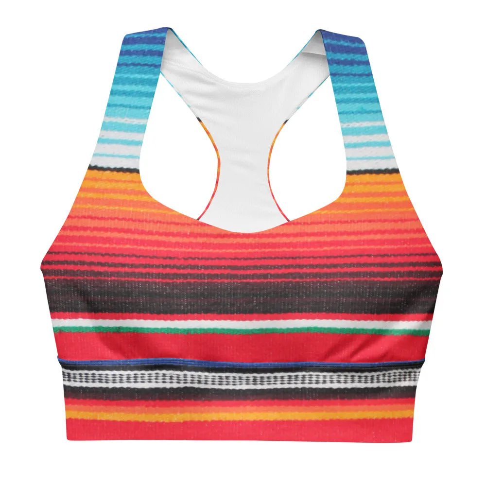 Serape Longline sports bra
