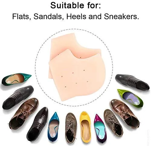 Silicone Gel Heel Moisturizing Socks
