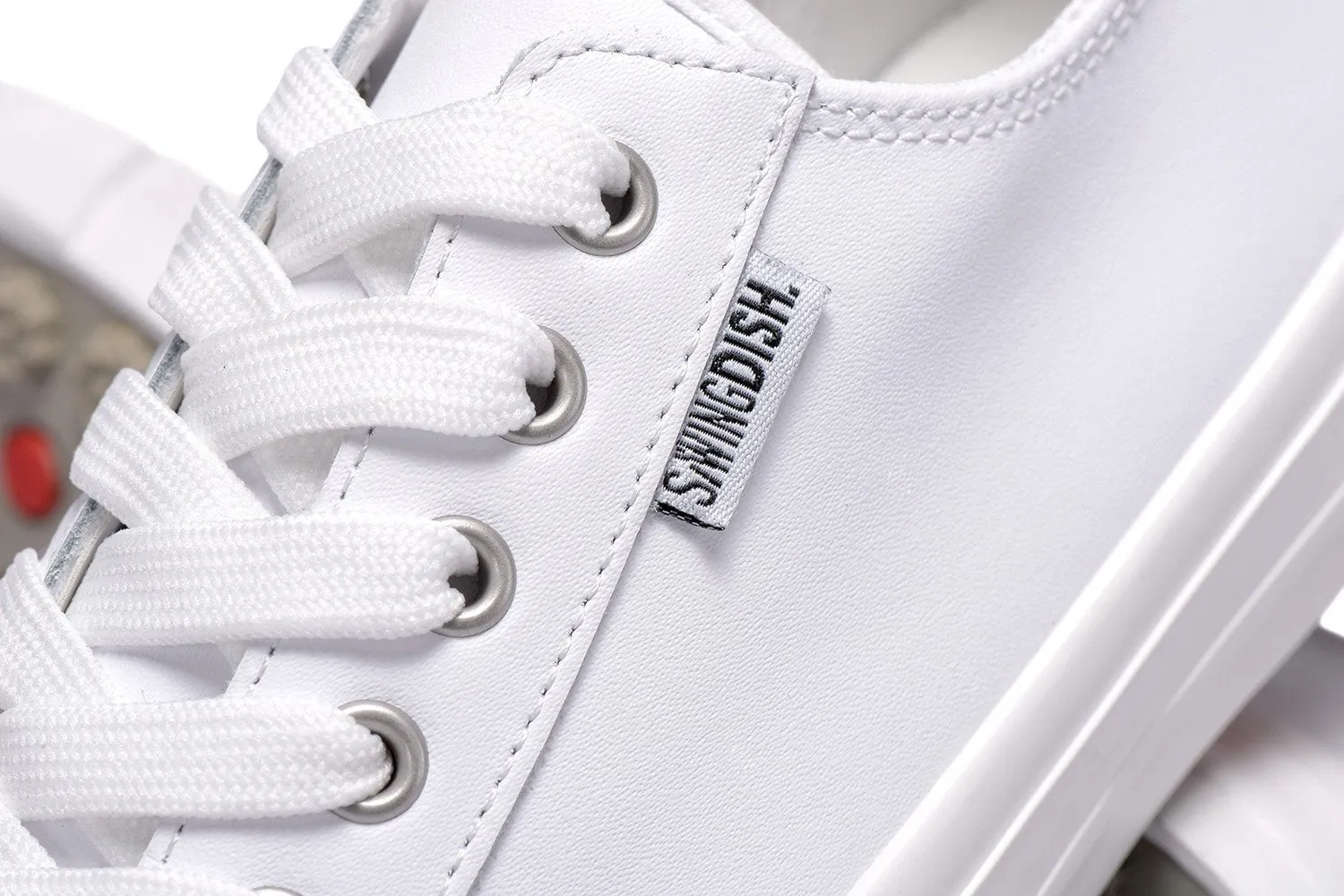 Spikeless White Leather Traveler Shoe - FINAL SALE