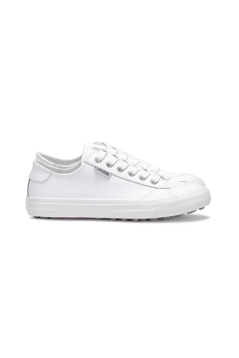 Spikeless White Leather Traveler Shoe - FINAL SALE