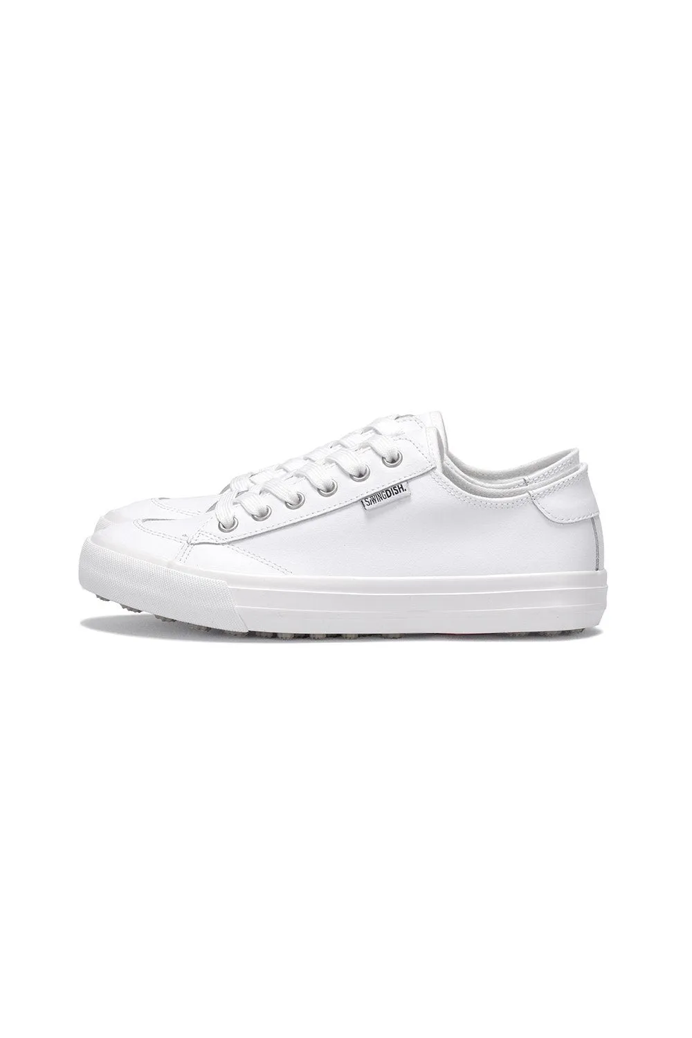 Spikeless White Leather Traveler Shoe - FINAL SALE