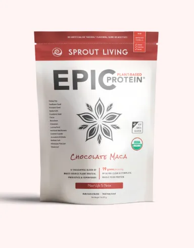 Sprout Living Epic Plant-Based Protein - Chocoalte Maca (455g)
