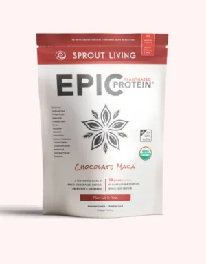 Sprout Living Epic Plant-Based Protein - Chocoalte Maca (455g)