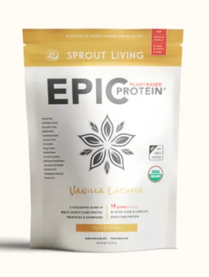 Sprout Living Epic Plant-Based Protein - Vanilla Lucuma (455g)