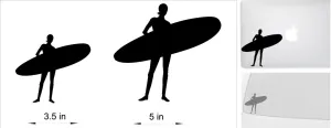 Surfing Sticker Decal #57015
