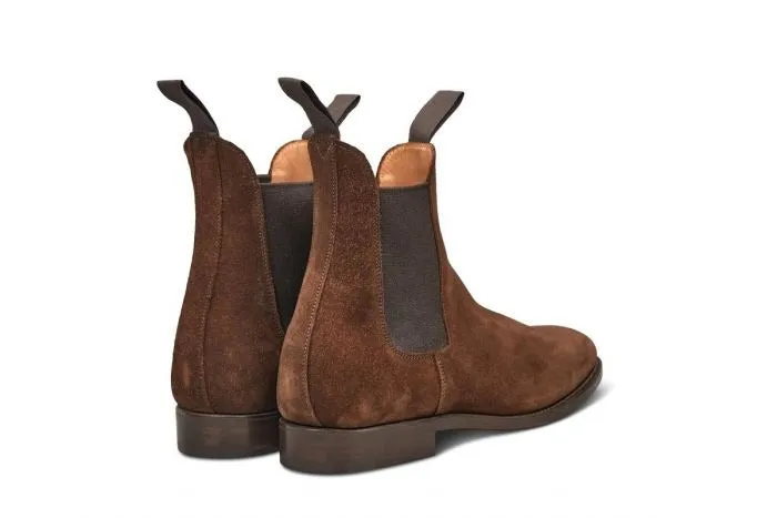 Trickers - Lambourn Chelsea Boot - Chocolate Repello Suede