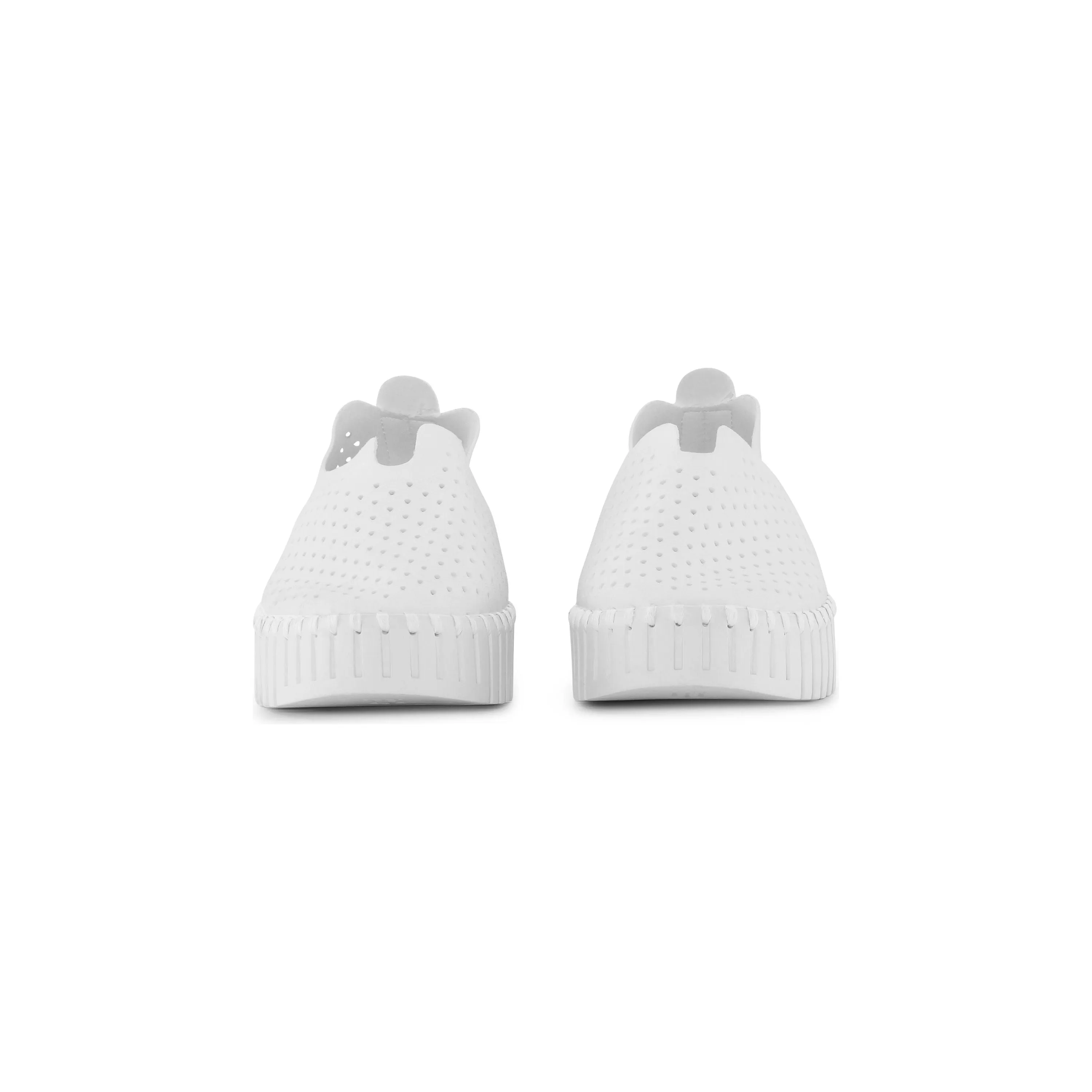 Tulip Platform Flats | White