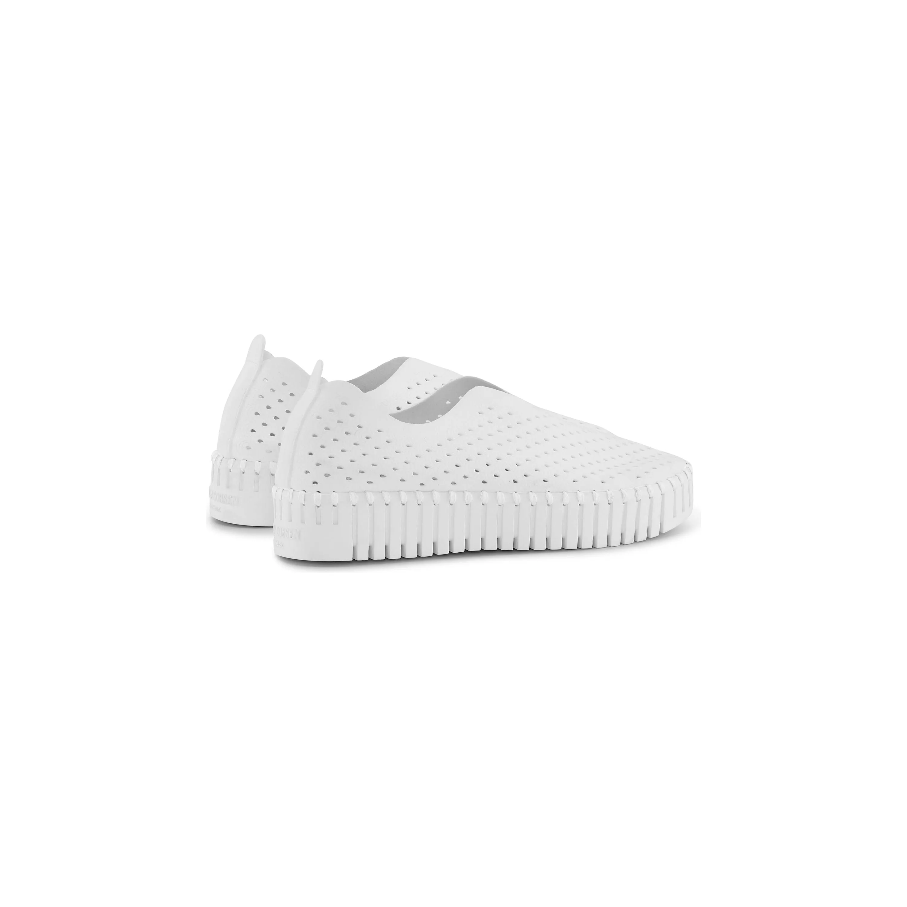 Tulip Platform Flats | White