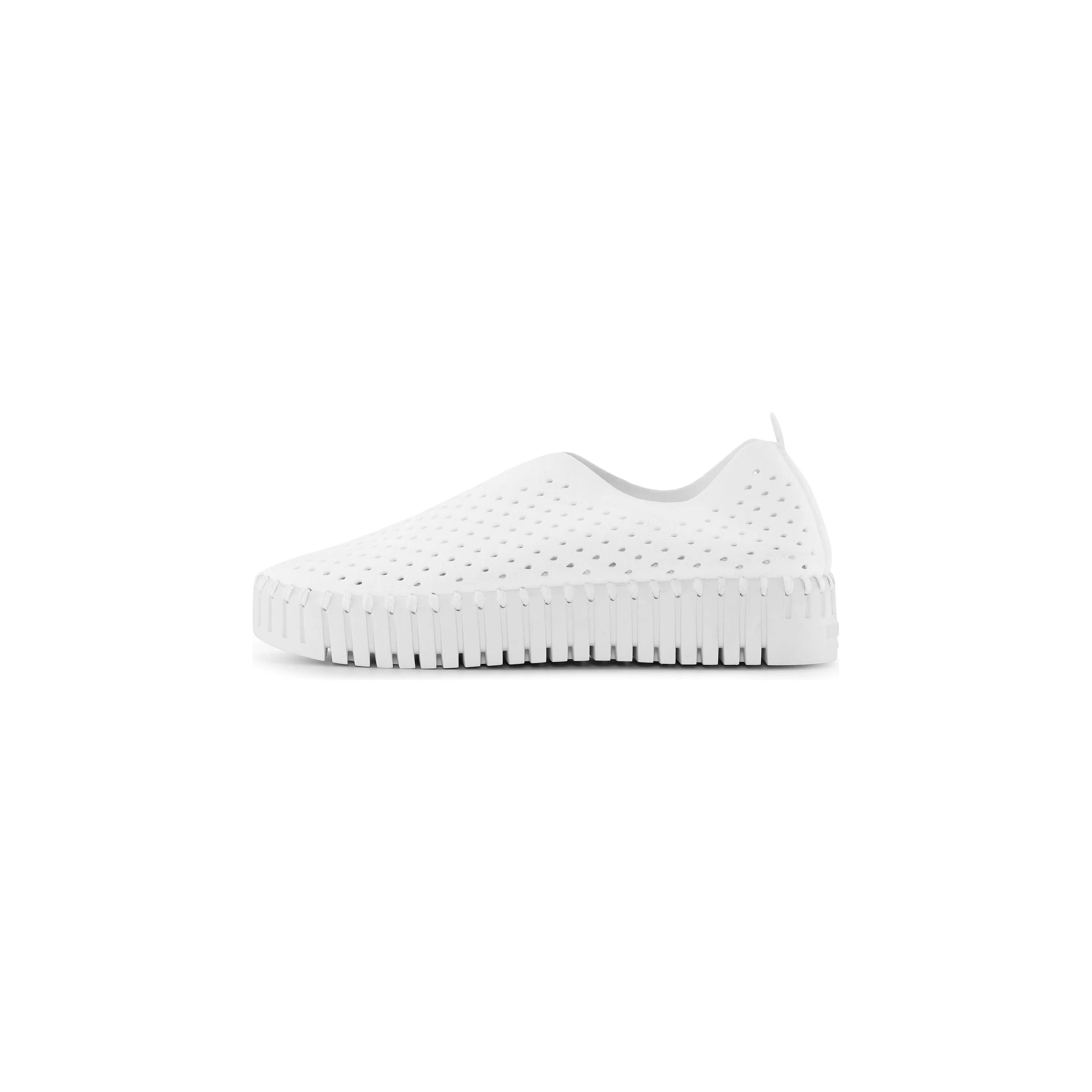 Tulip Platform Flats | White