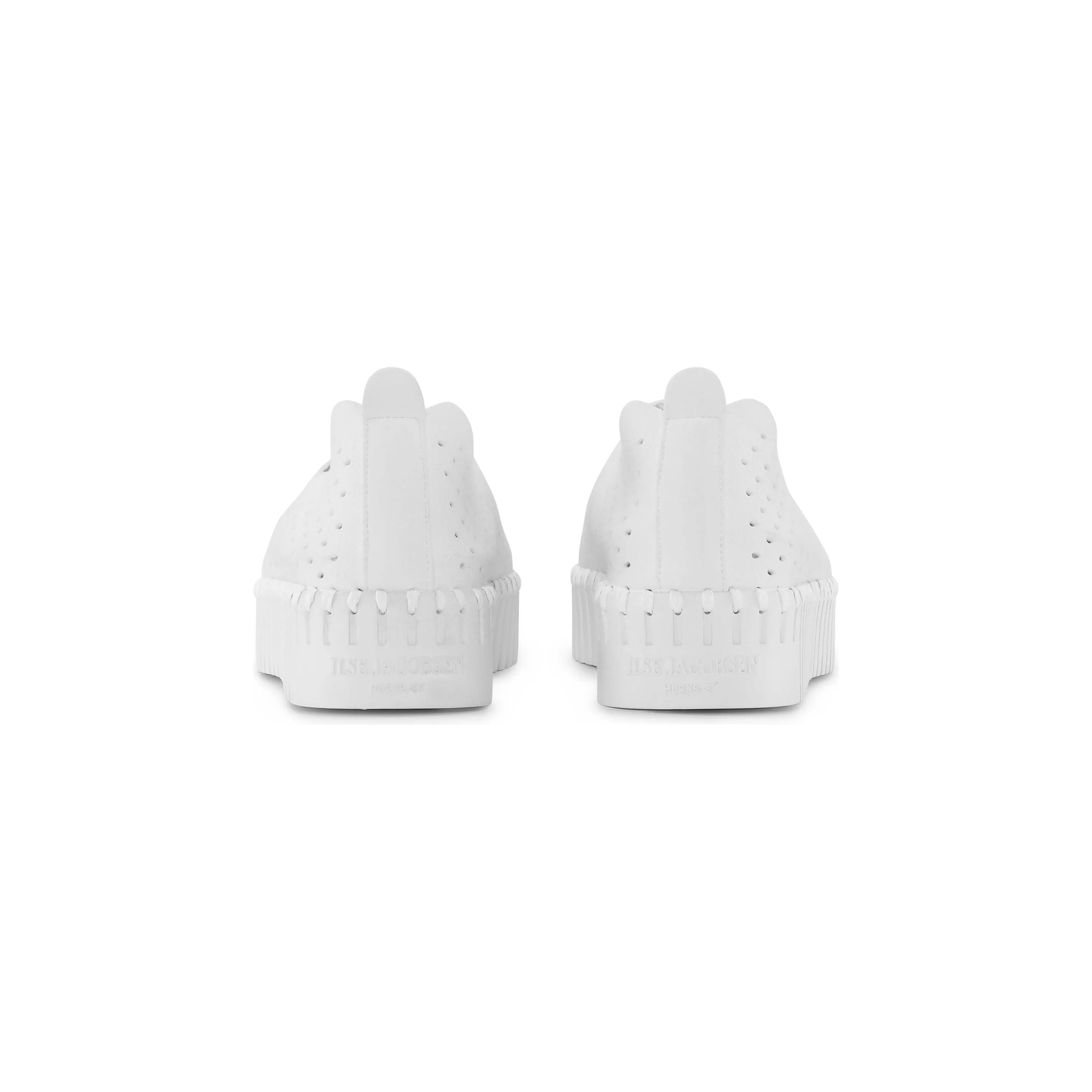 Tulip Platform Flats | White