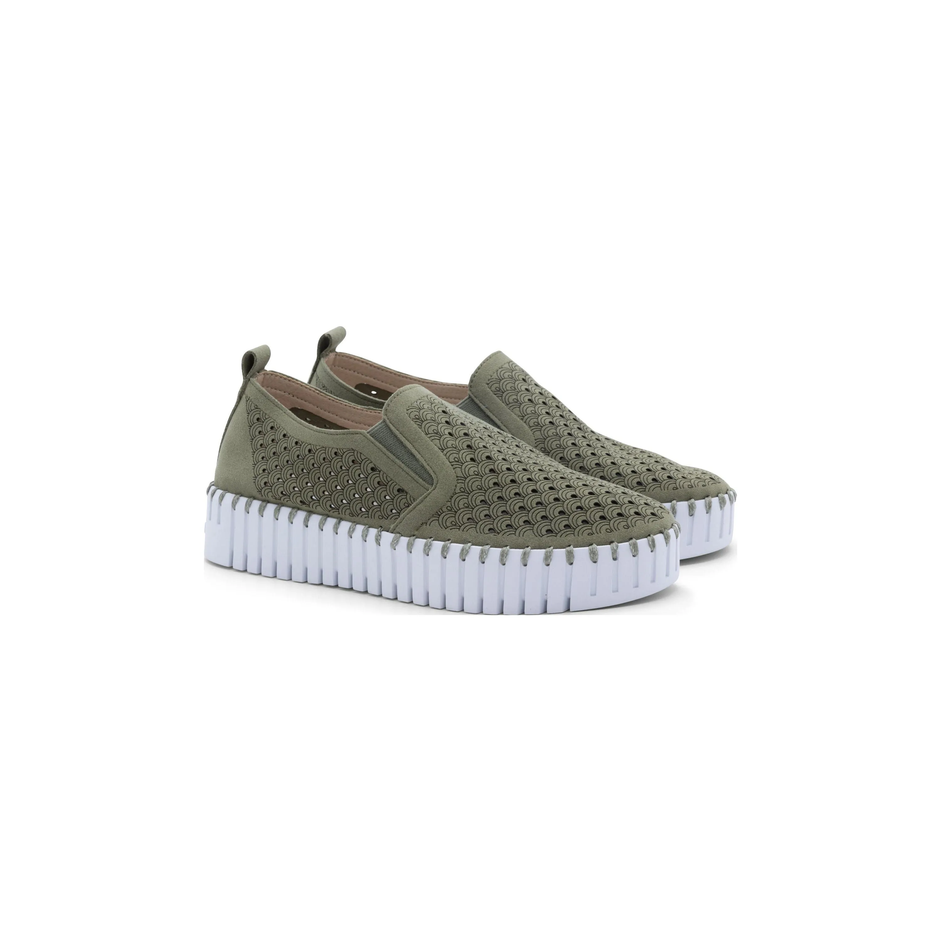 Tulip Platform Loafer | Army