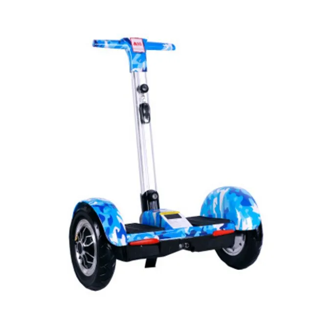 two wheels Smart self-balancing scooter hoverboard with handle Mobile APP Bluetooth scooter 10-inch smart electric skateboard