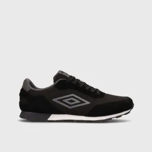 Umbro Mens Addison Low Sneaker Black/grey _ 183495 _ Black