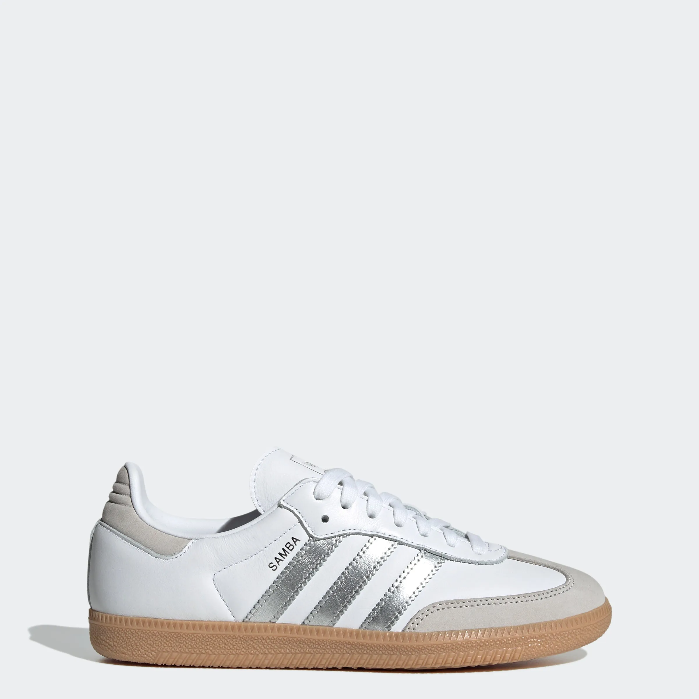 Unisex adidas Originals Samba OG Shoes White Silver Metallic