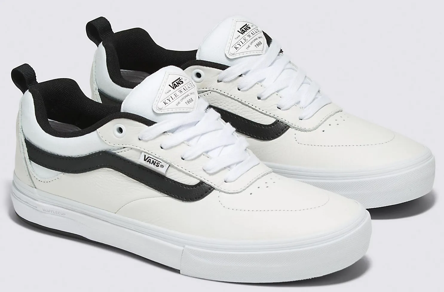 Vans - Kyle Walker Pro Shoes | White Black (Leather)