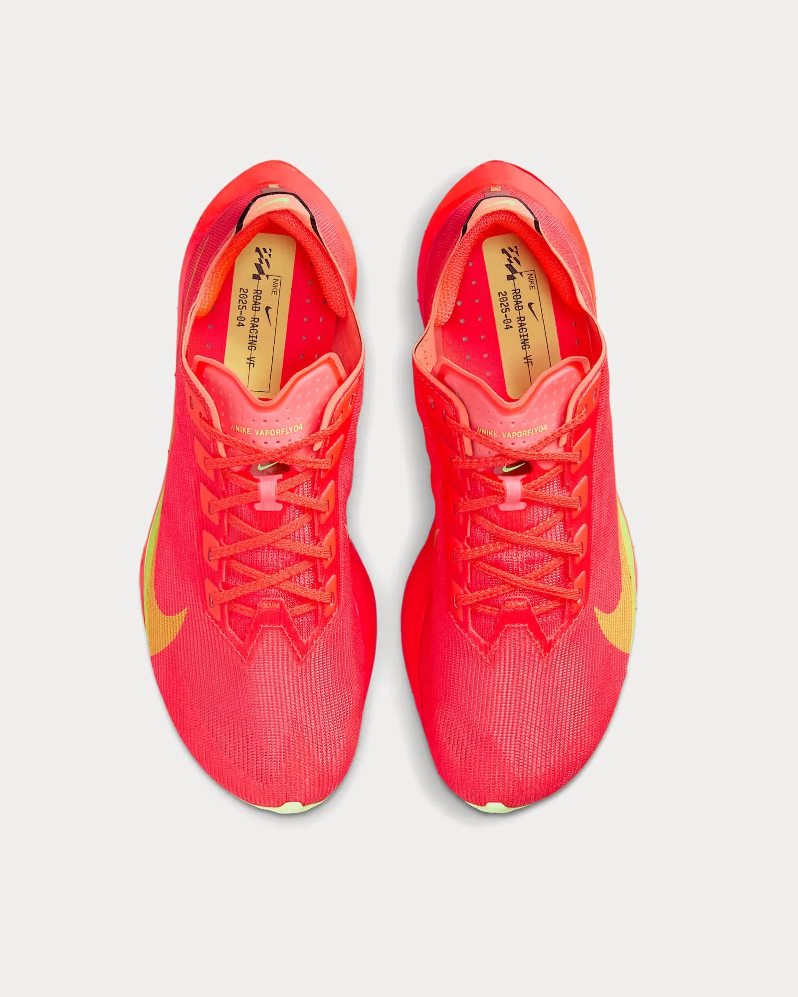 Vaporfly 4 Bright Crimson / Mint Foam / Cave Purple / Lime Blast Running Shoes