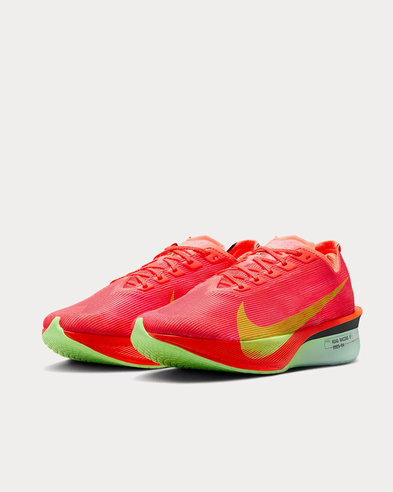 Vaporfly 4 Bright Crimson / Mint Foam / Cave Purple / Lime Blast Running Shoes