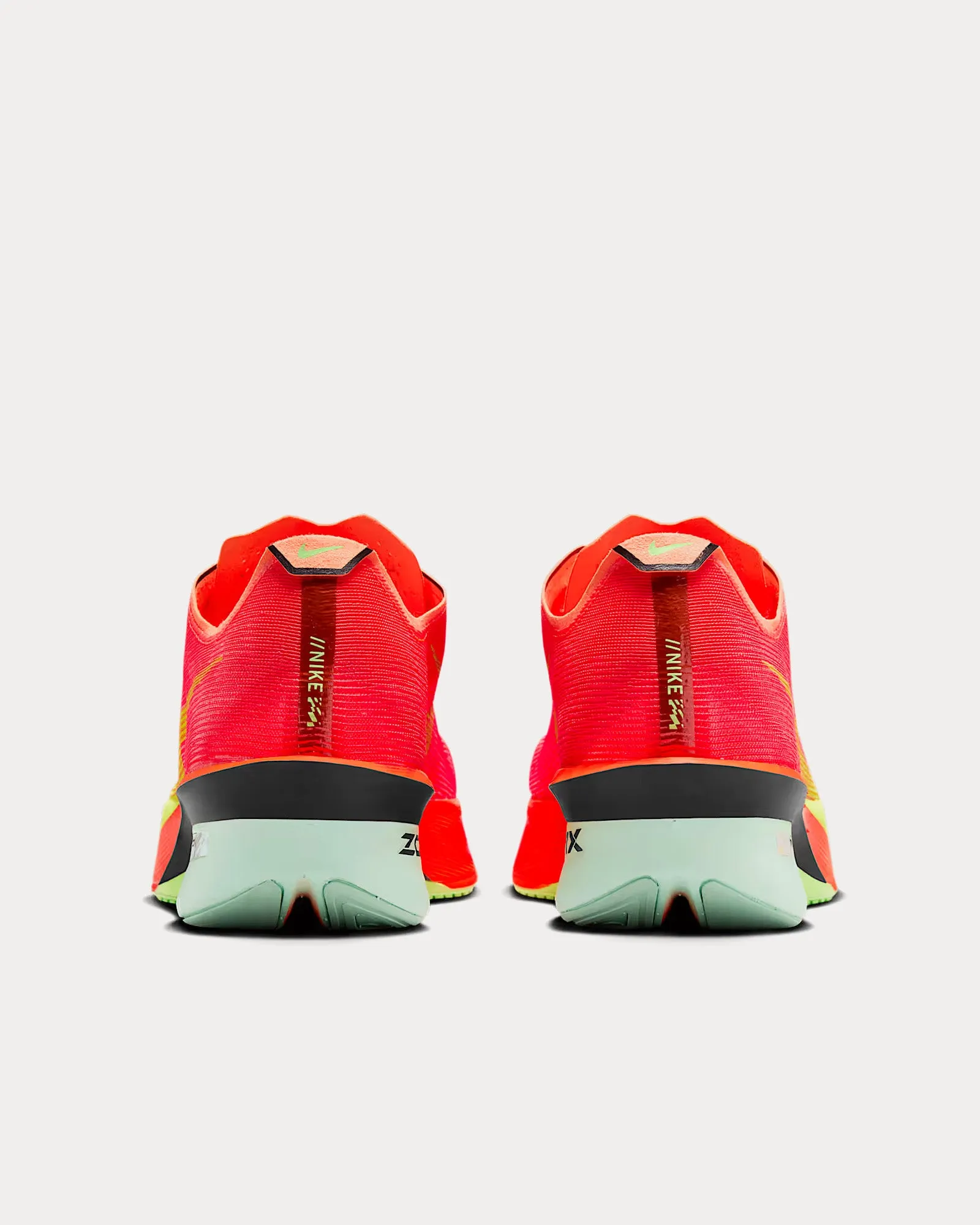 Vaporfly 4 Bright Crimson / Mint Foam / Cave Purple / Lime Blast Running Shoes