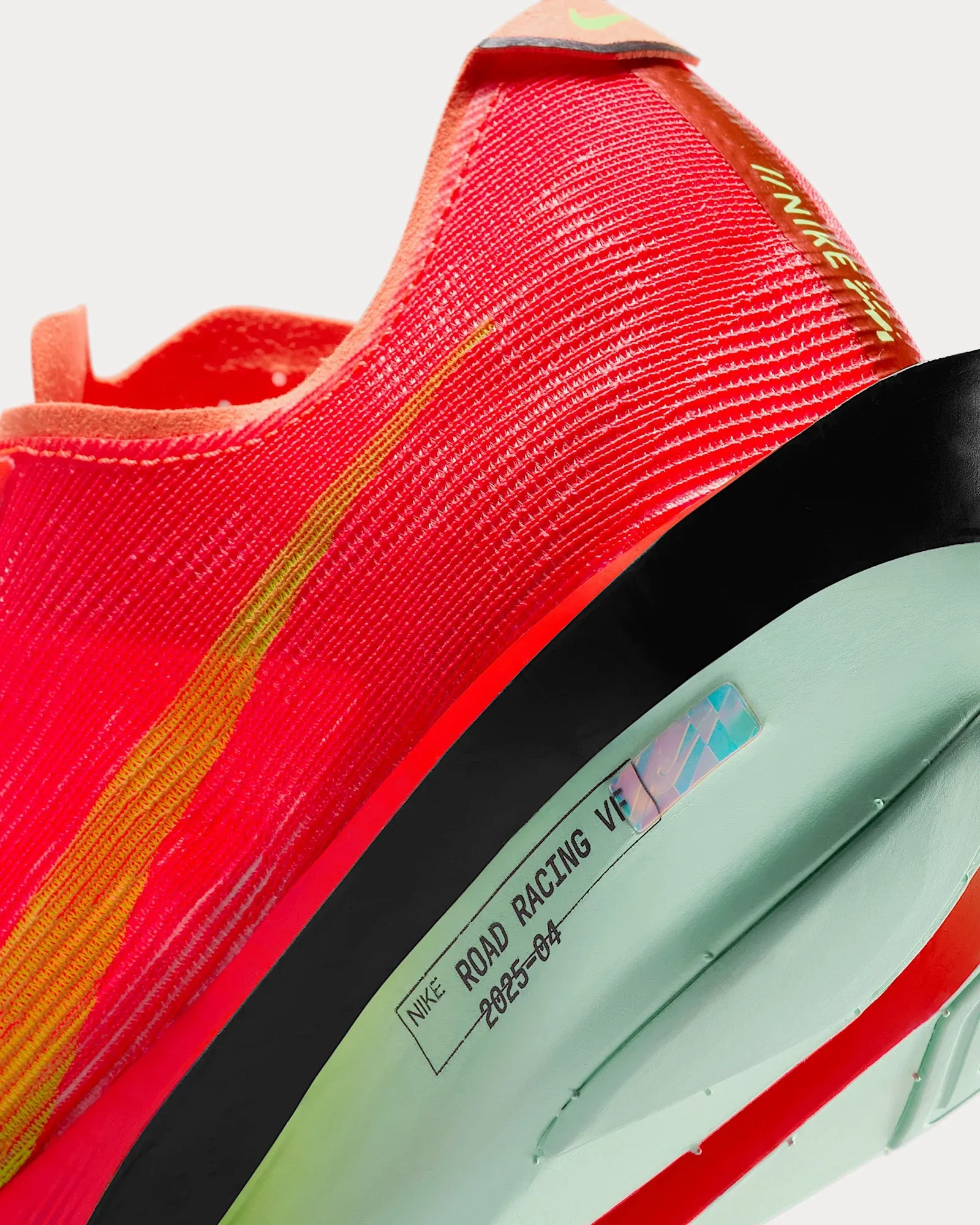 Vaporfly 4 Bright Crimson / Mint Foam / Cave Purple / Lime Blast Running Shoes