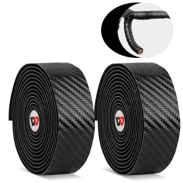 WEST BIKING Bicycle Breathable Non-Slip Handlebar Strap(Black)