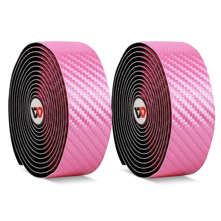 WEST BIKING Bicycle Breathable Non-Slip Handlebar Strap(Pink)