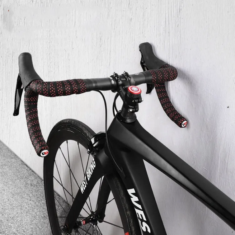 WEST BIKING Bicycle PU Non-Slip Handlebar Strap(Multilateral Color)