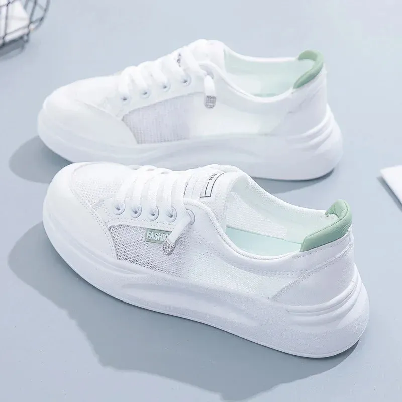 White Running Shoes